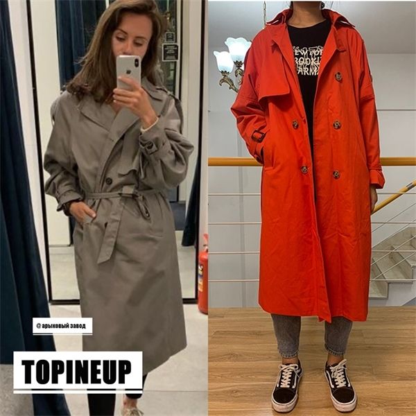 women's windbreaker double breasted vintage trench coat for ladies long coat outerwear jaqueta feminina lapel coat with belt 1026, Tan;black
women's windbreaker double breasted vintage trench coat for ladies long coat outerwear jaqueta feminina lapel coat with belt 1026, Tan;black