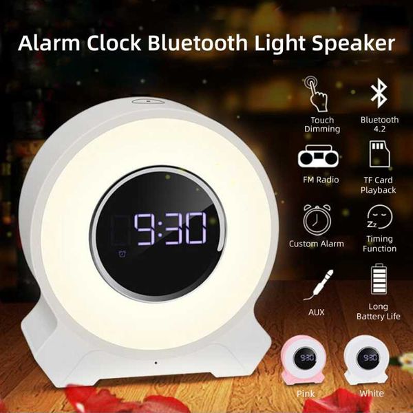 flash night light bluetooth speaker led digital display alarm clock colorful touch lamp support tf card voice remind handsfree
flash night light bluetooth speaker led digital display alarm clock colorful touch lamp support tf card voice remind handsfree