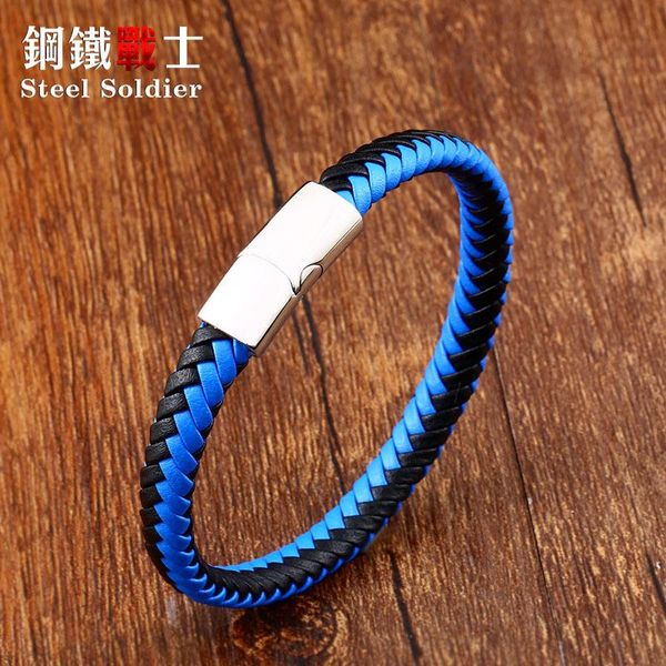 charm bracelets steel soldier blue rope bracelet men women leather bangle fashion jewelry accessories, Golden;silver
charm bracelets steel soldier blue rope bracelet men women leather bangle fashion jewelry accessories, Golden;silver