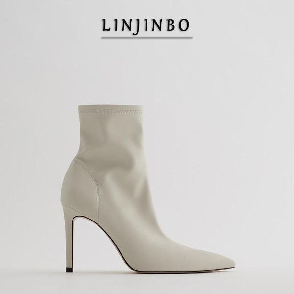 boots 2021 beige high heel stretch sock women pointed toe side zippers stilettos ankle for, Black
boots 2021 beige high heel stretch sock women pointed toe side zippers stilettos ankle for, Black