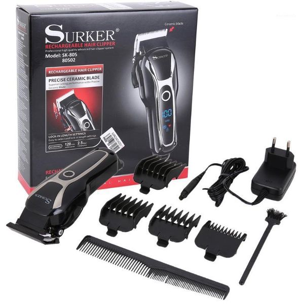 surker sk-80502 lcd hair clipper chargeable hair cutting machine clipper with aluminum alloy clips electric shaving head1
surker sk-80502 lcd hair clipper chargeable hair cutting machine clipper with aluminum alloy clips electric shaving head1