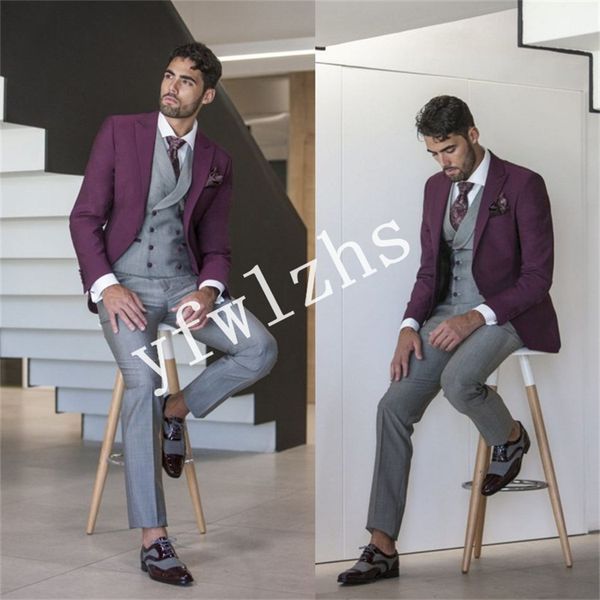 handsome one button groomsmen peak lapel groom tuxedos mens wedding dress man jacket blazer prom dinner suits (jacket+pants+tie+vest) w633, Black;gray
handsome one button groomsmen peak lapel groom tuxedos mens wedding dress man jacket blazer prom dinner suits (jacket+pants+tie+vest) w633, Black;gray
