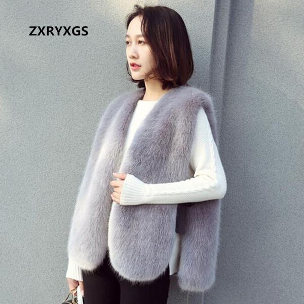 women's fur & faux most woman clothing winter coats vest 2021 fashion imitation jacket female wild was thin coat, Black
women's fur & faux most woman clothing winter coats vest 2021 fashion imitation jacket female wild was thin coat, Black
