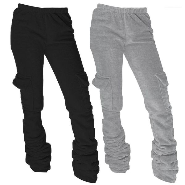 pocket loose pants fashion casual women pants autumn winter designer womens stacked pants solid color multi, Black;white
pocket loose pants fashion casual women pants autumn winter designer womens stacked pants solid color multi, Black;white