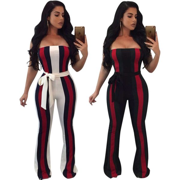 jumpsuit l5137 autumn new striped splicing (including belt) 2 colors, Black;gray
jumpsuit l5137 autumn new striped splicing (including belt) 2 colors, Black;gray