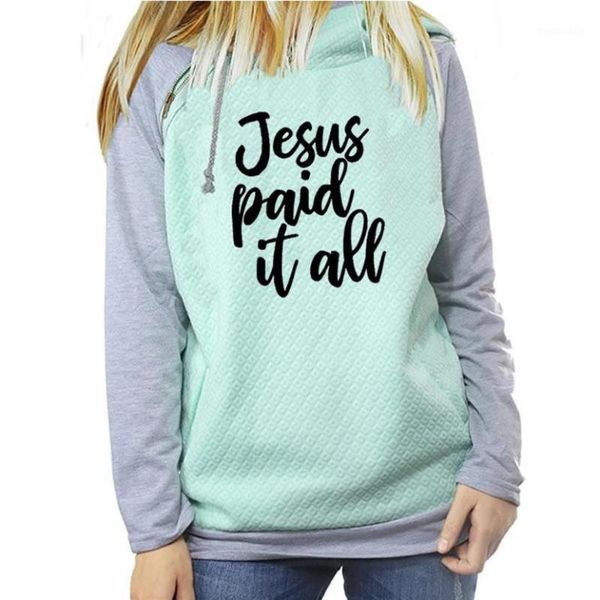 jesus paid it all letters print zipper decoration hoodies for women cotton sweatshirt woman girls cute youth hoody femmes casual1, Black
jesus paid it all letters print zipper decoration hoodies for women cotton sweatshirt woman girls cute youth hoody femmes casual1, Black