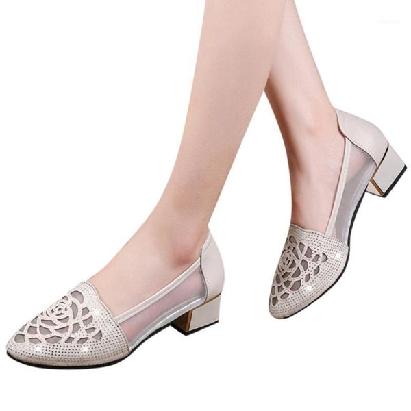 sandals sagace women summer rhinestone mesh openwork breathable shoes thick heel middle shallow mouth females shoes1, Black
sandals sagace women summer rhinestone mesh openwork breathable shoes thick heel middle shallow mouth females shoes1, Black