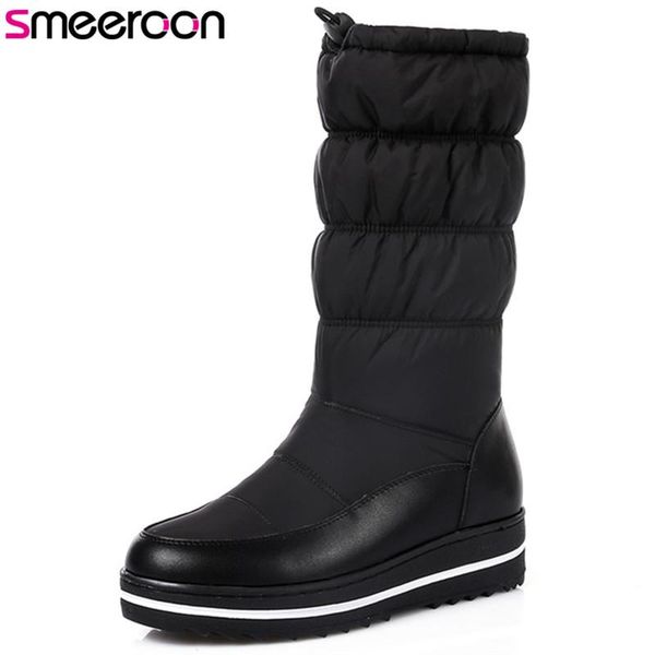 smeeroon 2020 new arrival ankle boots women down waterproof snow boots keep warm winter flat platform shoes woman big size 44, Black
smeeroon 2020 new arrival ankle boots women down waterproof snow boots keep warm winter flat platform shoes woman big size 44, Black