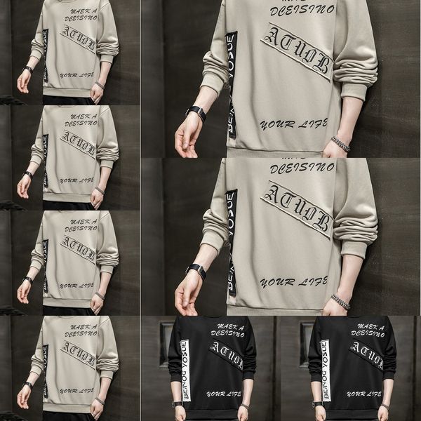 мужская весна и осень имитация хлопка круглых пуловеры sweatersweater свитер шея спортивного досуг потерять пуловер нового тренда личность в, Black
мужская весна и осень имитация хлопка круглых пуловеры sweatersweater свитер шея спортивного досуг потерять пуловер нового тренда личность в, Black