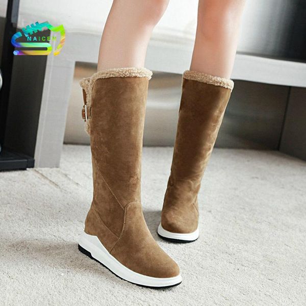naicen knee high boots winter warm shoes women arrival metal belt buckle women snow boots plush inside winter, Black
naicen knee high boots winter warm shoes women arrival metal belt buckle women snow boots plush inside winter, Black