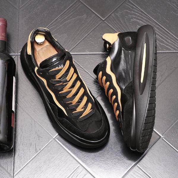 designer brand wedding dress party shoes spring autumn lace-up non-slip breathable sneakers fashion men low sport casual walking loafers e89, Black
designer brand wedding dress party shoes spring autumn lace-up non-slip breathable sneakers fashion men low sport casual walking loafers e89, Black