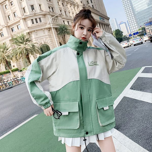 2021 tools in women's jacket spring and wild autumn harajuku bf student leisure baseball woman's coat jy0r, Black;brown
2021 tools in women's jacket spring and wild autumn harajuku bf student leisure baseball woman's coat jy0r, Black;brown