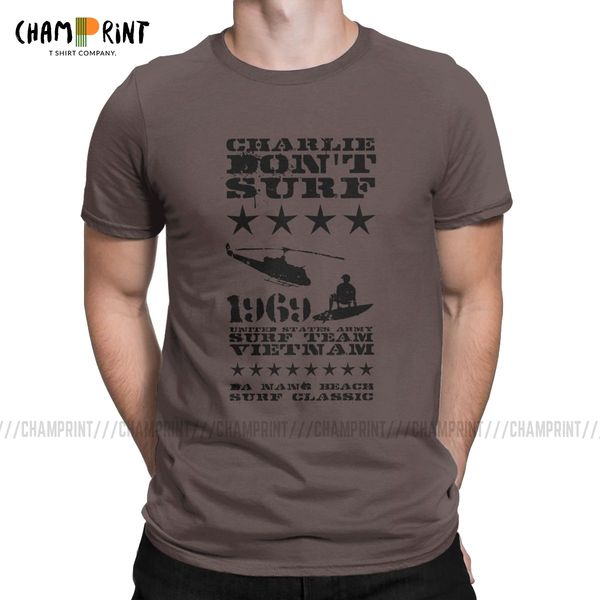 sport men's t-shirts surf team charlie don't surf unique 100% cotton tees apocalypse now vietnam war t shirt crewneck clothing sum
sport men's t-shirts surf team charlie don't surf unique 100% cotton tees apocalypse now vietnam war t shirt crewneck clothing sum