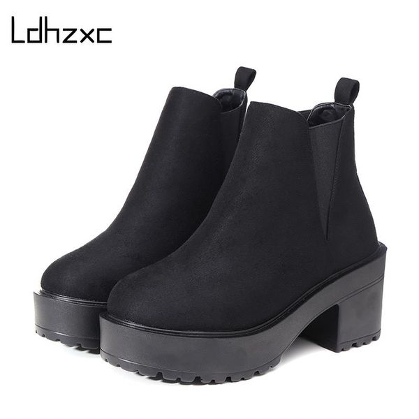 boots ldhzxc 2021 autumn winter flock women ankle round toe square high heeled female shoes platform slip-on black
boots ldhzxc 2021 autumn winter flock women ankle round toe square high heeled female shoes platform slip-on black