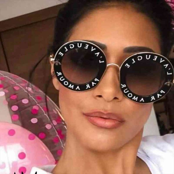retro round sunglasses women brand designer english letters bee metal frame round sun glasses for women uv400, White;black
retro round sunglasses women brand designer english letters bee metal frame round sun glasses for women uv400, White;black