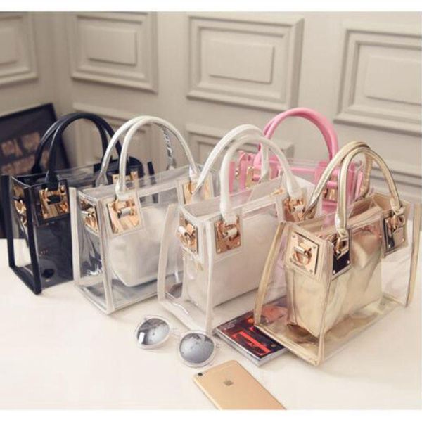 2020 new women transparent bag clear pvc jelly small tote messenger crossbody shoulder bags female handbags party
2020 new women transparent bag clear pvc jelly small tote messenger crossbody shoulder bags female handbags party