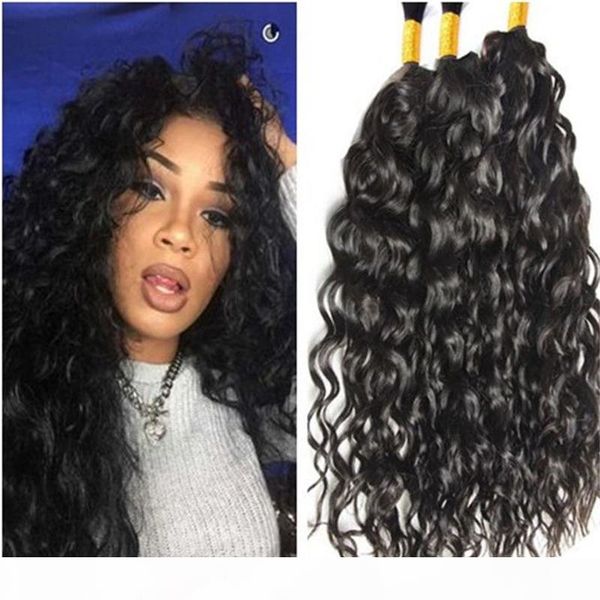 brazilian hair natural wave human hair bulk for braiding 3pc 100g pc hair bulk for braiding, Black 
brazilian hair natural wave human hair bulk for braiding 3pc 100g pc hair bulk for braiding, Black