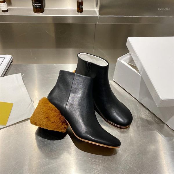hairy heels boots women shoes cow leather botas de mujer luxury femmes chaussures winter buty damskie casual bottine femme ins1, Black
hairy heels boots women shoes cow leather botas de mujer luxury femmes chaussures winter buty damskie casual bottine femme ins1, Black