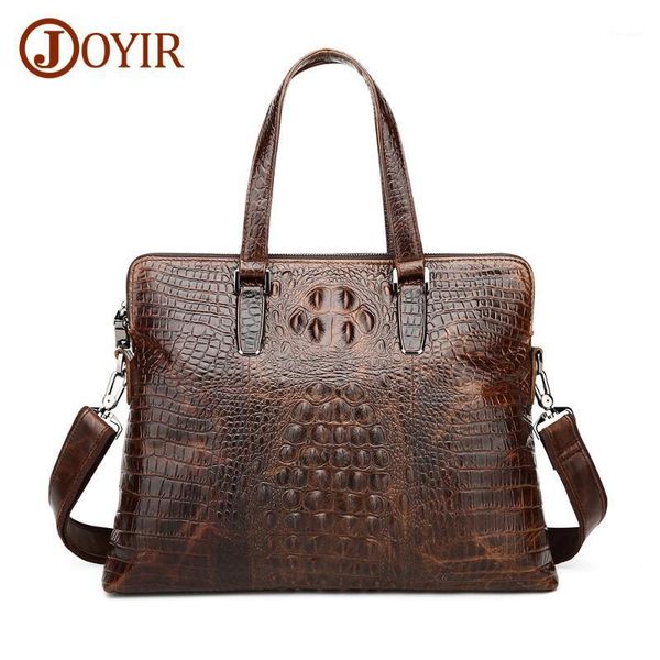 briefcases joyir genuine leather men's briefcase vintage crocodile pattern business handbag male shoulder crossbody bag for document ba
briefcases joyir genuine leather men's briefcase vintage crocodile pattern business handbag male shoulder crossbody bag for document ba