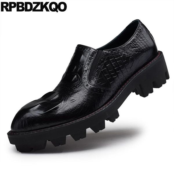men european pointed toe large size genuine leather black burgundy italy alligator new creepers crocodile shoes
men european pointed toe large size genuine leather black burgundy italy alligator new creepers crocodile shoes
