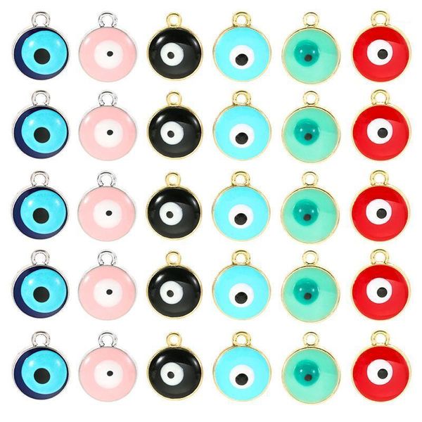 10pcs lucky eye colorful evil eye beads charms for bracelet necklace pendant jewelry accessories findings1, Bronze;silver
10pcs lucky eye colorful evil eye beads charms for bracelet necklace pendant jewelry accessories findings1, Bronze;silver
