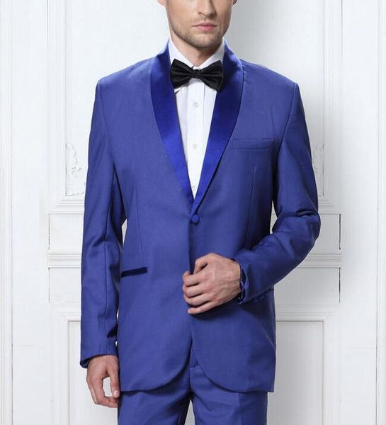 2020 shawl lapel two buttons royal blue groom tuxedos groomsmen men wedding suits bridegroom (jacket+pant+tie)1, White;black
2020 shawl lapel two buttons royal blue groom tuxedos groomsmen men wedding suits bridegroom (jacket+pant+tie)1, White;black