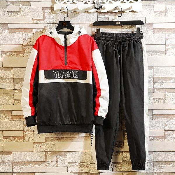 men's tracksuits streetwear 2021 jacket and harem pants loose hip hop tracksuit men sweatpants clothing, Gray
men's tracksuits streetwear 2021 jacket and harem pants loose hip hop tracksuit men sweatpants clothing, Gray