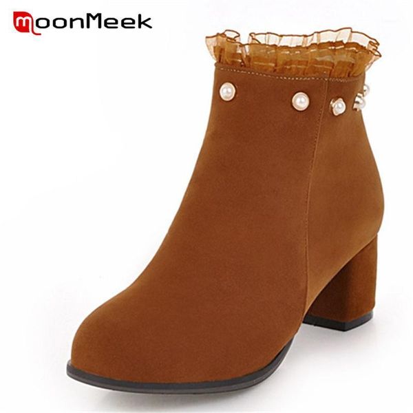 boots moonmeek arrive 2021 casual med heels ankle ladies winter woman flock pointed toe fashion large size shoes1, Black
boots moonmeek arrive 2021 casual med heels ankle ladies winter woman flock pointed toe fashion large size shoes1, Black