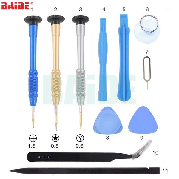 11 in 1 0.6 y 0.8 pentalobe 1.5 precision screwdriver opening tool set for iphonex 8 7 repair kit 100set/lot1
11 in 1 0.6 y 0.8 pentalobe 1.5 precision screwdriver opening tool set for iphonex 8 7 repair kit 100set/lot1