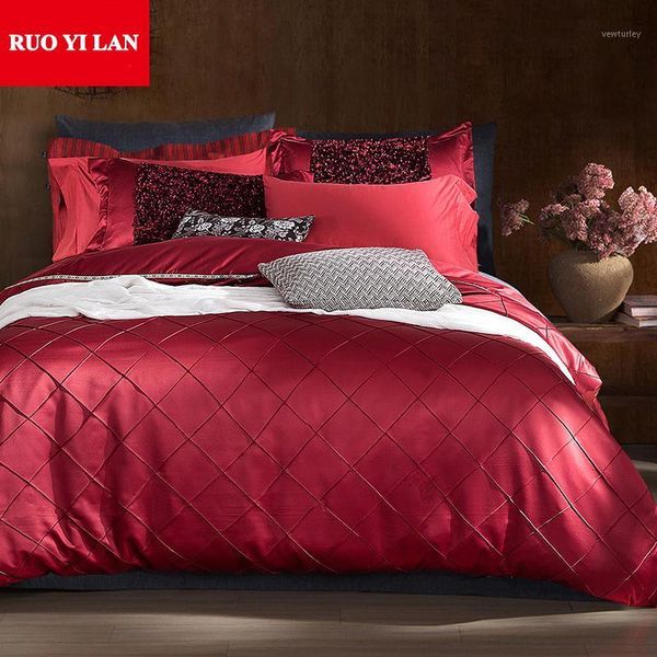 4/6/8pcs european smooth bedding set satin bed linen bedclothes king duvet cover+bed sheet+pillowcases red/grey1
4/6/8pcs european smooth bedding set satin bed linen bedclothes king duvet cover+bed sheet+pillowcases red/grey1