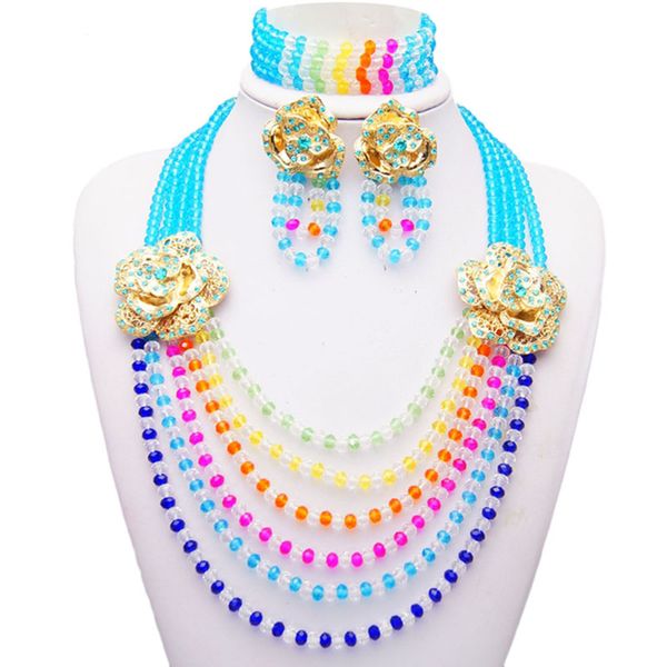 yulaili fashion african beads jewelry sets wholesale exquisite necklace earrings bracelet jewellery nigerian wedding bridal bijoux, Black
yulaili fashion african beads jewelry sets wholesale exquisite necklace earrings bracelet jewellery nigerian wedding bridal bijoux, Black