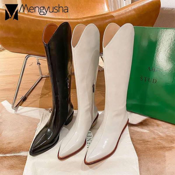 japanned leather knee high riding boots women pointed toe black/white leather long tube winter booties brand v open cowboy botte1
japanned leather knee high riding boots women pointed toe black/white leather long tube winter booties brand v open cowboy botte1
