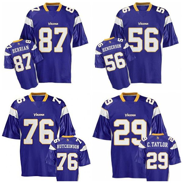 vintage vikings 87 bernard berrian 69 allen 29 c.staylor 42 saarper 18 koren robinson men's replica sewing jersey customize, Black
vintage vikings 87 bernard berrian 69 allen 29 c.staylor 42 saarper 18 koren robinson men's replica sewing jersey customize, Black