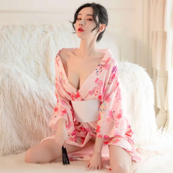 new girl japane lingerie game uniform temptation long printed kimono passion suit, Black;white
new girl japane lingerie game uniform temptation long printed kimono passion suit, Black;white