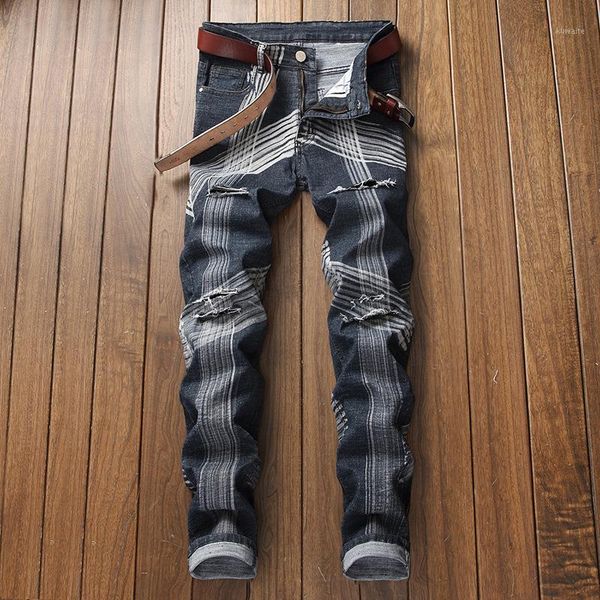 new men's jeans ripped biker jeans designer men streetwear distressed stretch denim1, Blue
new men's jeans ripped biker jeans designer men streetwear distressed stretch denim1, Blue