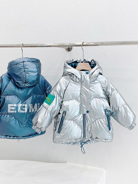 boys' winter coat korean version foreign style thickened white duck down children's cotton padded jacket with bright, Blue;gray
boys' winter coat korean version foreign style thickened white duck down children's cotton padded jacket with bright, Blue;gray