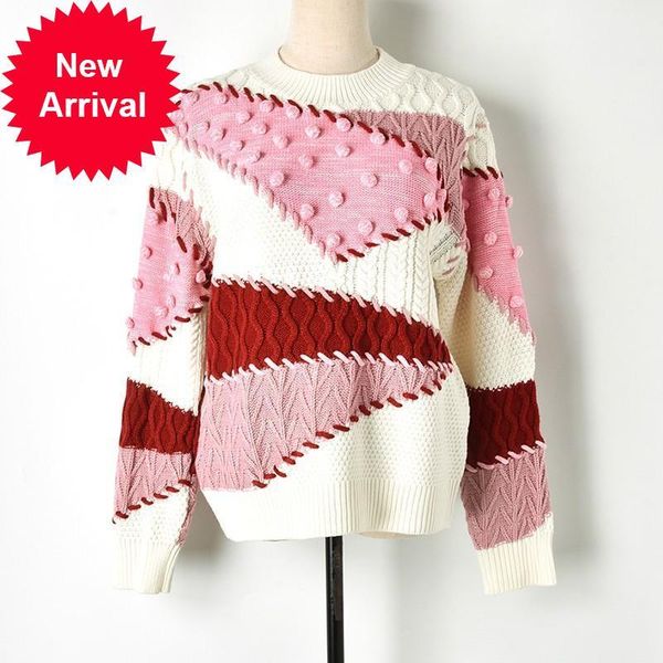 2021 new female winter needle hair ball neck long elegant pink sleeves slash pullover marks n6jz, White;black
2021 new female winter needle hair ball neck long elegant pink sleeves slash pullover marks n6jz, White;black