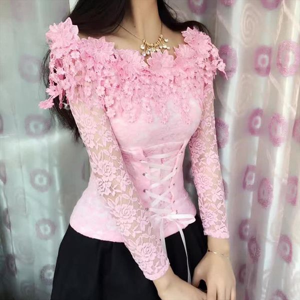 2020 new slash neck long sleeves women dress club lace solid short fashion slim shirts off shoulder crop shirts, White
2020 new slash neck long sleeves women dress club lace solid short fashion slim shirts off shoulder crop shirts, White