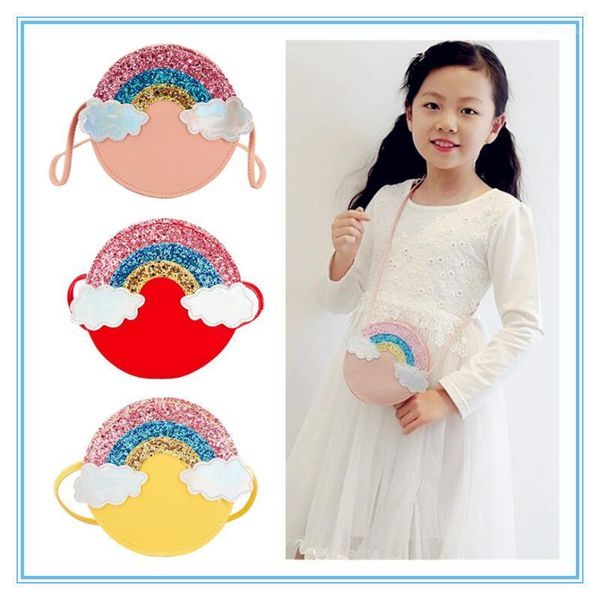purse children's fashion leather shoulder bags girls sequins rainbow bag baby gilrs coin mini wallets round shape smt1571, White
purse children's fashion leather shoulder bags girls sequins rainbow bag baby gilrs coin mini wallets round shape smt1571, White