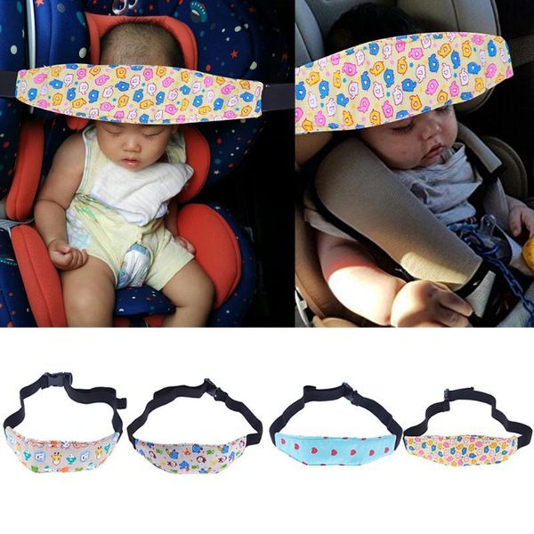 Baby Kids Cute Adjustable Safety Car Seat Sleep Nap Head Band Support Holder Fixing Band Pushchair Support Holder Belt