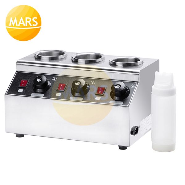 

Bread Makers Drop-in Heated Topping Dispenser Melter Commercial Electric Bottles Sauce Warmer Chocolate Cheese Jams Warming Hine