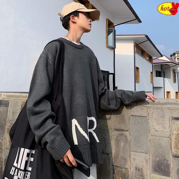 sweater pullover oversized men 2020 winter korean fall sweater male pullover harajuku streetwear plus size sweaters1, White;black
sweater pullover oversized men 2020 winter korean fall sweater male pullover harajuku streetwear plus size sweaters1, White;black