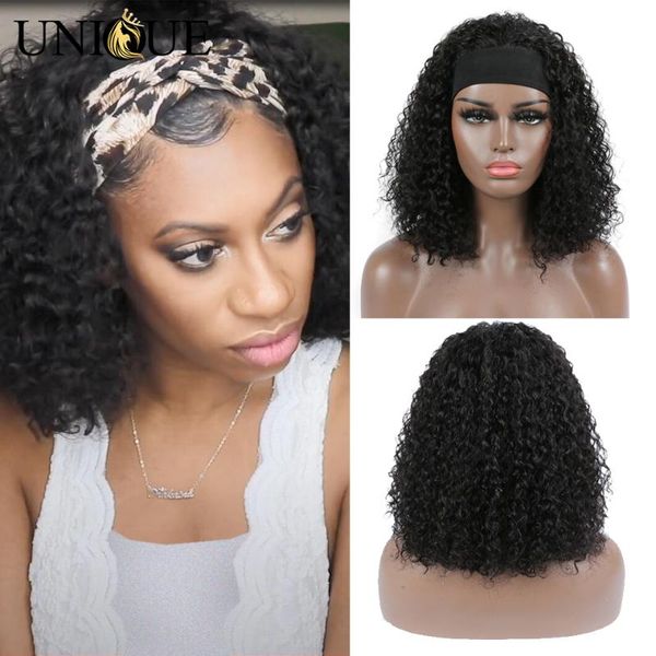 short bob wigs headband human hair wig jerry curly none lace front wigs glueless full machine made headband wig for black women, Black;brown
short bob wigs headband human hair wig jerry curly none lace front wigs glueless full machine made headband wig for black women, Black;brown