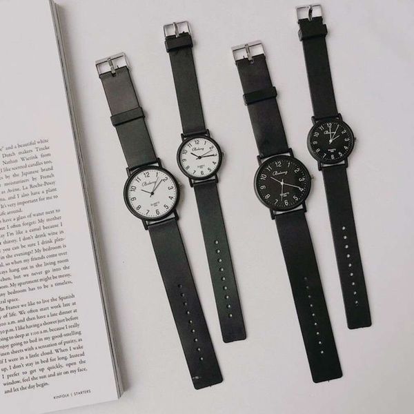 high watch boys and girls junior school korean version simple fashion trend atmosphere black and white sports lovers quartz watch, Slivery;brown
high watch boys and girls junior school korean version simple fashion trend atmosphere black and white sports lovers quartz watch, Slivery;brown