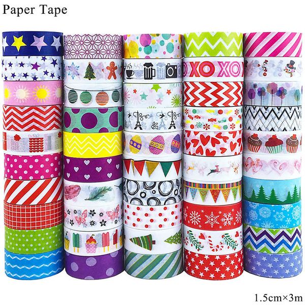 5pieces/lot 50 roll masking tape set decorative adhesive tapes for crafts journals planners adhesive washi tape sticker stationery supp 2016
5pieces/lot 50 roll masking tape set decorative adhesive tapes for crafts journals planners adhesive washi tape sticker stationery supp 2016