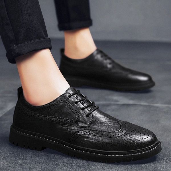 leather shoes men lace up round toe oxfords male soft brogue wedding party shoes business shoes for men 2020 new fashion #ib3j
leather shoes men lace up round toe oxfords male soft brogue wedding party shoes business shoes for men 2020 new fashion #ib3j