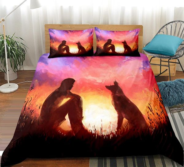 3-piece shepherd dog bedding set bed cover set duvet cover for dog lovers colorful bedclothes king size home textiles
3-piece shepherd dog bedding set bed cover set duvet cover for dog lovers colorful bedclothes king size home textiles