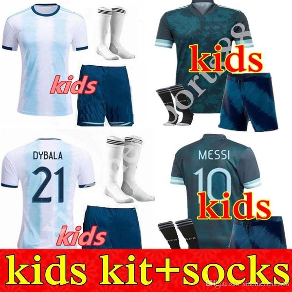 19 20 argentina kids kit soccer jersey 2019 2020 home away youth boys messi dybala di maria aguero higuain national team football jersey, Black
19 20 argentina kids kit soccer jersey 2019 2020 home away youth boys messi dybala di maria aguero higuain national team football jersey, Black