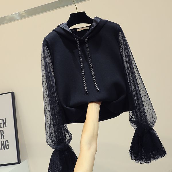 new loose hat shirt for women spring autumn point embroidery hollow-out horn sleeve crop girls ladies sweatshirt students t200321, White
new loose hat shirt for women spring autumn point embroidery hollow-out horn sleeve crop girls ladies sweatshirt students t200321, White