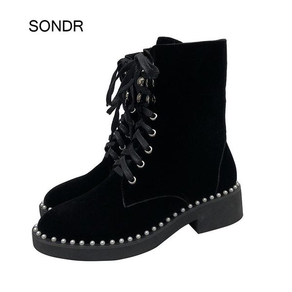 boots botas mujer shoes women 2021 spring fashion brand ladies chunky footware female chaussures femme ankle, Black
boots botas mujer shoes women 2021 spring fashion brand ladies chunky footware female chaussures femme ankle, Black